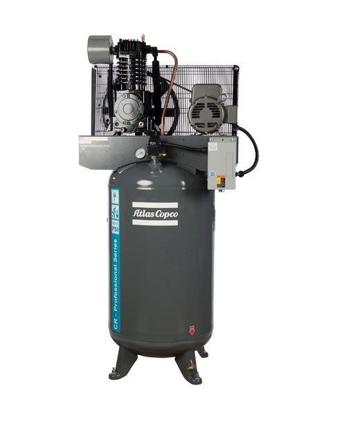 Front view of 5HP Piston Air Compressor CR 5 - Professional Series.